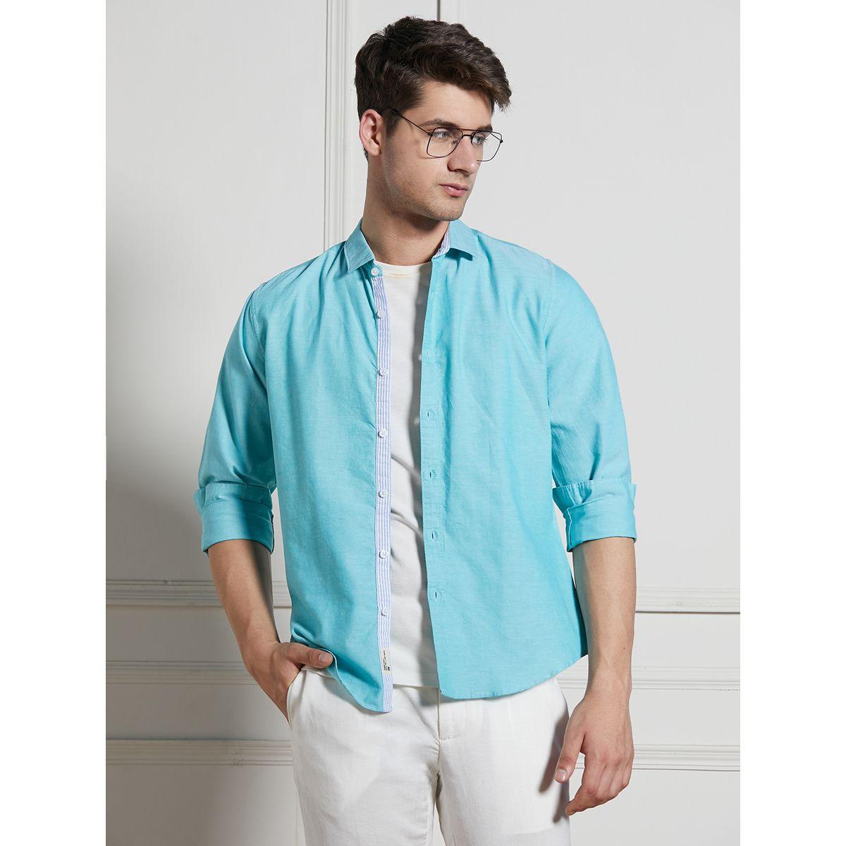 Dennis Lingo X Styli  Slim Collar Cotton Casual Shirt-men-clothing-shirts-image-5
