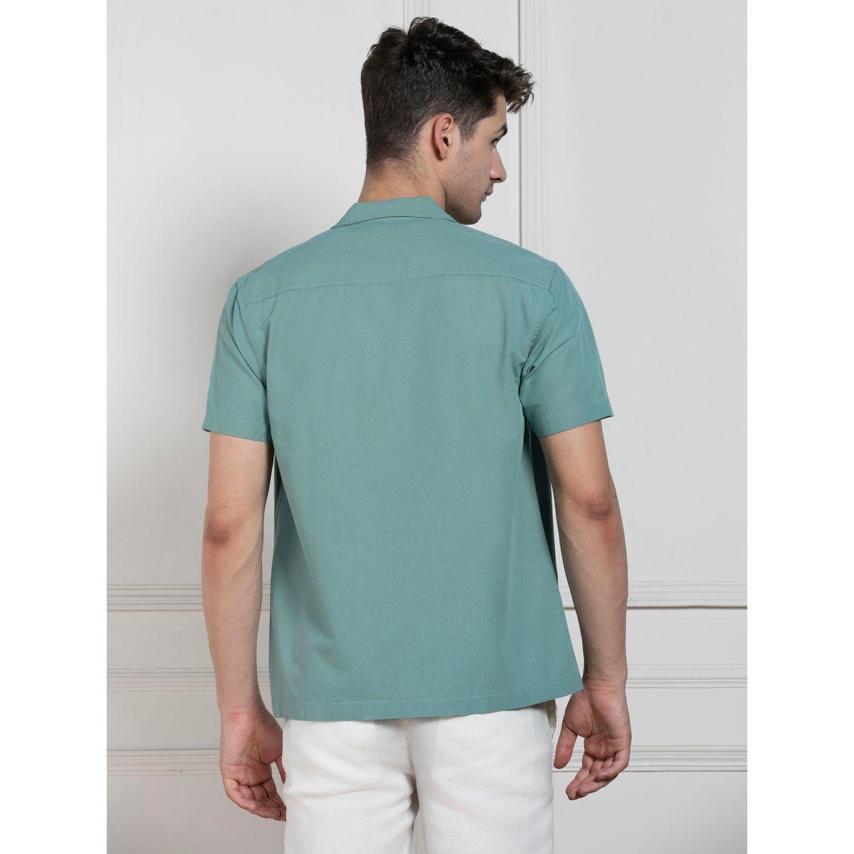 Dennis Lingo X Styli  Solid Casual Shirt with Button Placket-men-clothing-shirts-image-2