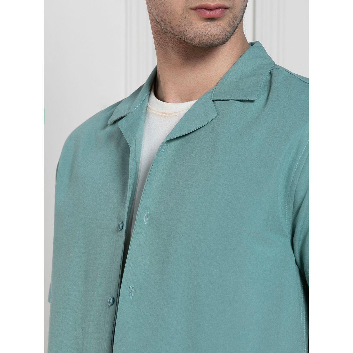 Dennis Lingo X Styli  Solid Casual Shirt with Button Placket-men-clothing-shirts-image-3