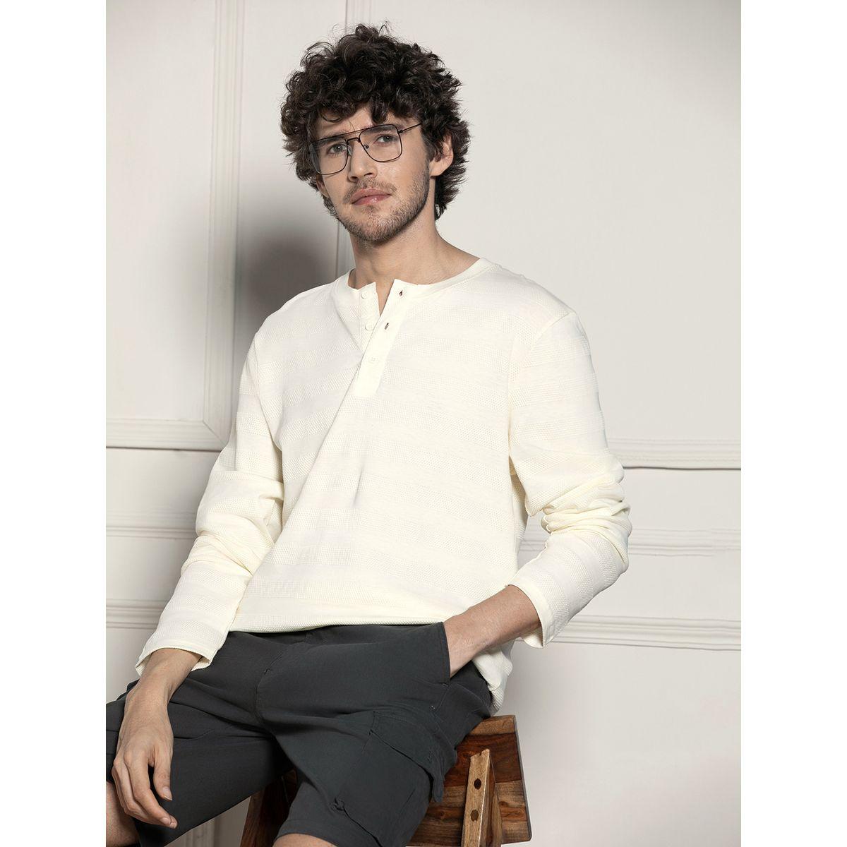 Dennis Lingo X Styli  Henley Neck Textured Full Sleeves T-Shirt-men-clothing-tshirtsandpolos-tshirts-image-1