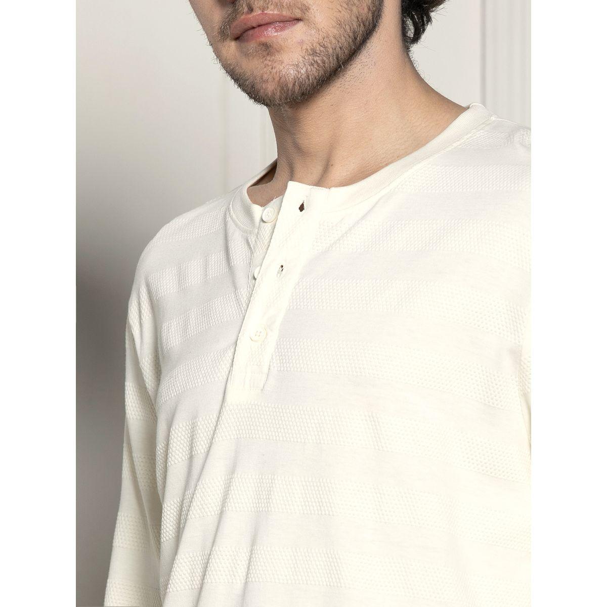 Dennis Lingo X Styli  Henley Neck Textured Full Sleeves T-Shirt-men-clothing-tshirtsandpolos-tshirts-image-3