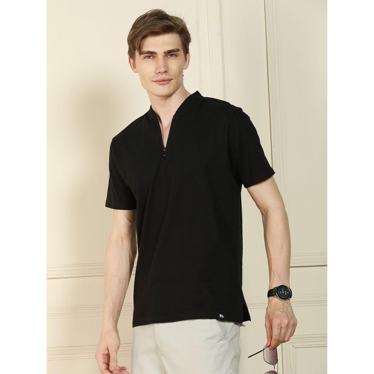 Dennis Lingo X Styli  Henley Neck Solid Cotton T-Shirt-men-clothing-tshirtsandpolos-tshirts-image-1