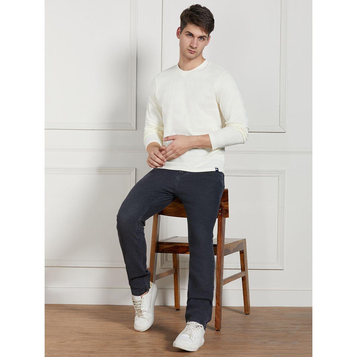 تيشيرت قطن بياقة دائرية وتفاصيل بارزة الملمس دينيس لينجو × ستايلي-men-clothing-tshirtsandpolos-tshirts-image-4