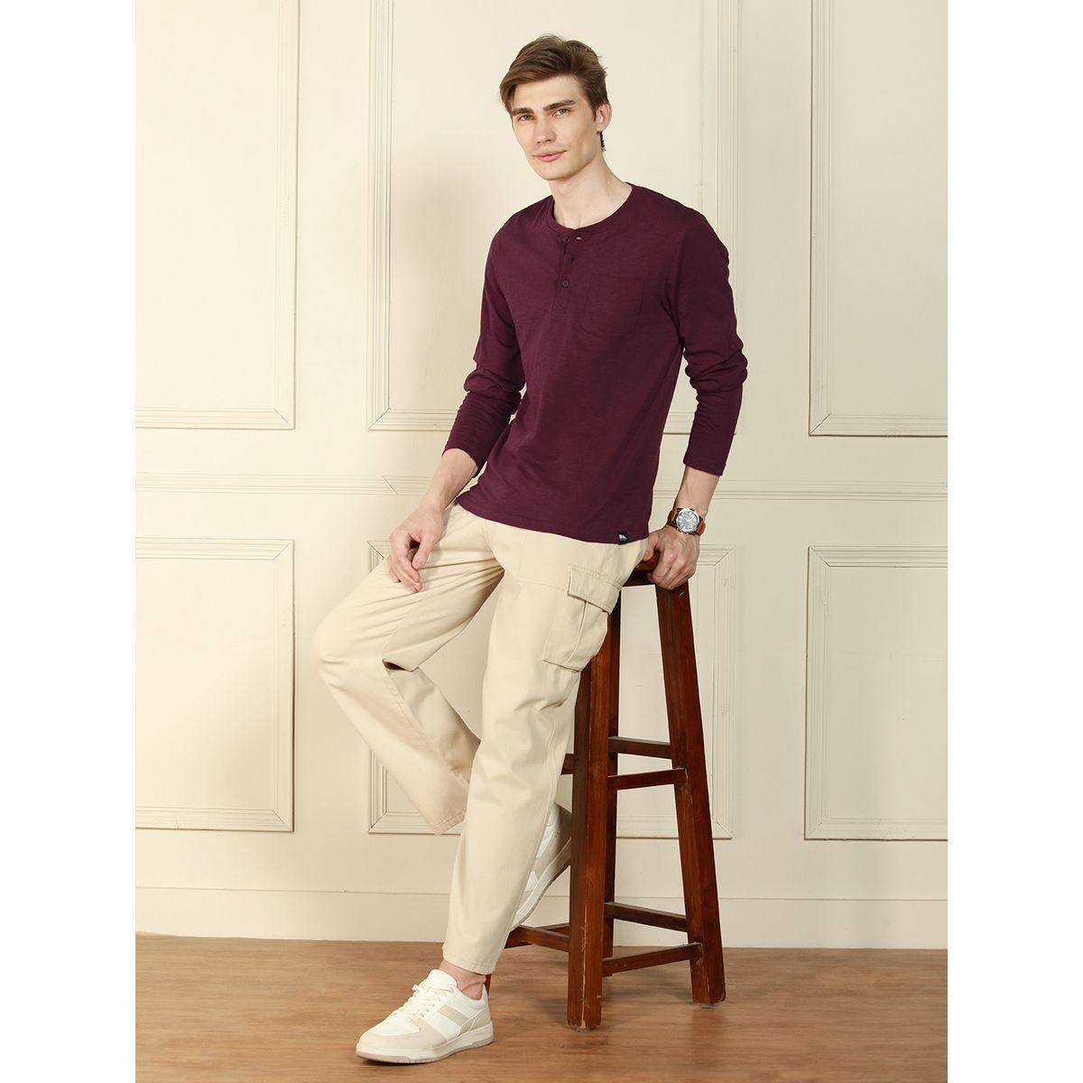 Dennis Lingo X Styli  Cotton Henley Neck Casual T-Shirt-men-clothing-tshirtsandpolos-tshirts-image-5