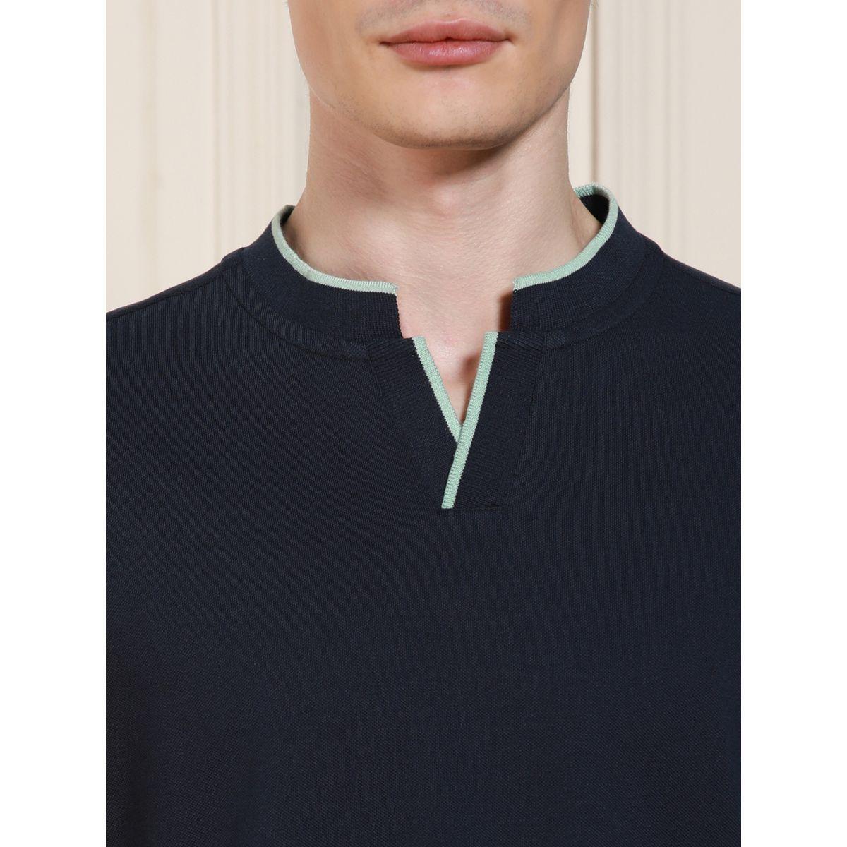 Dennis Lingo X Styli  Stand Collar Contrast Trim Polo-men-clothing-tshirtsandpolos-tshirts-image-3