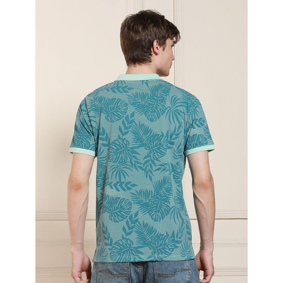 Dennis Lingo X Styli  Leaf Tropical Print Casual Polo-men-clothing-tshirtsandpolos-tshirts-image-2