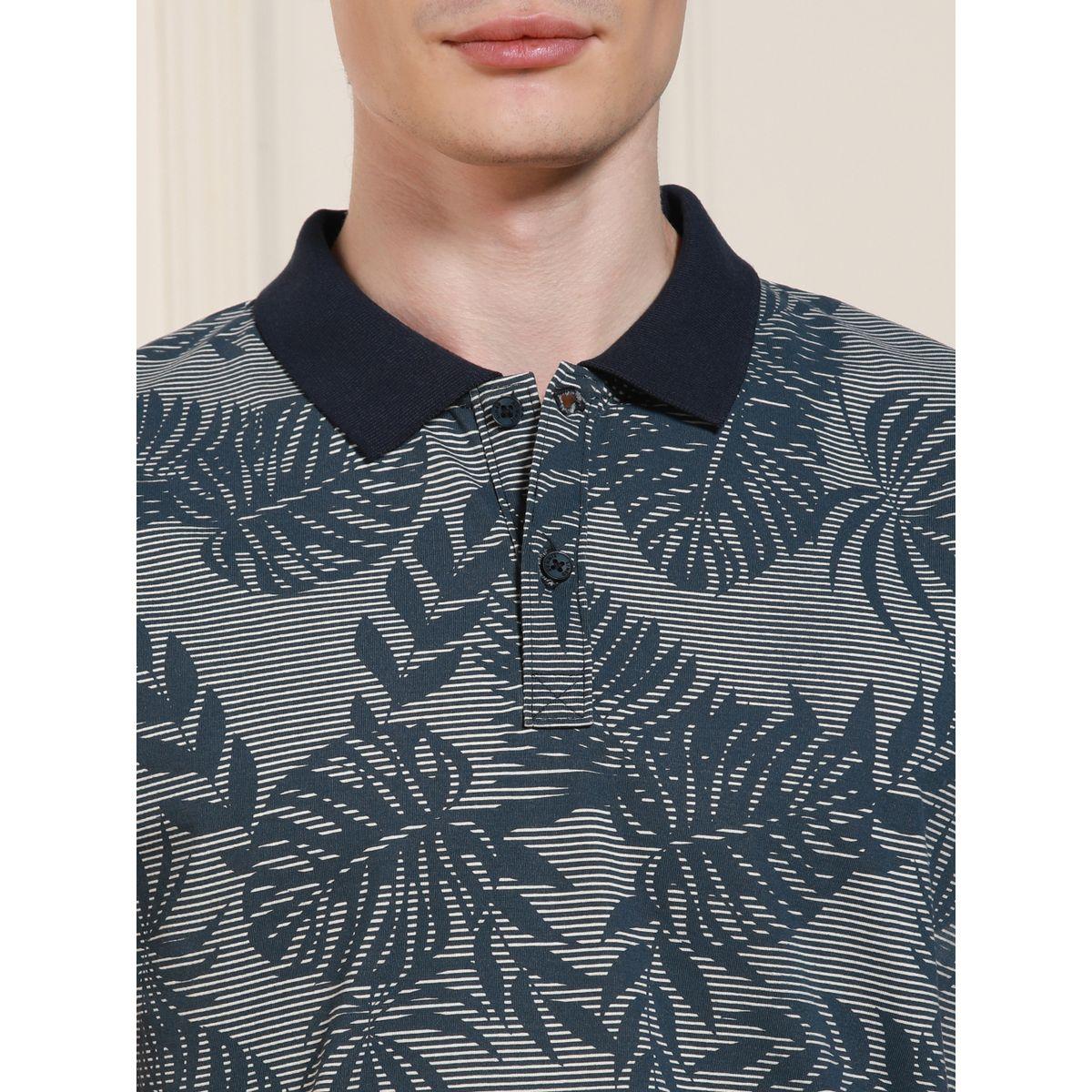 Dennis Lingo X Styli  Leaf Tropical Print Casual Polo-men-clothing-tshirtsandpolos-tshirts-image-3