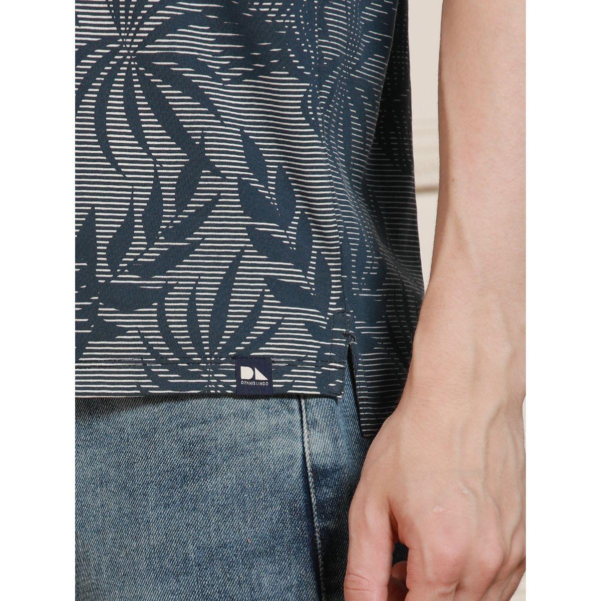 Dennis Lingo X Styli  Leaf Tropical Print Casual Polo-men-clothing-tshirtsandpolos-tshirts-image-4