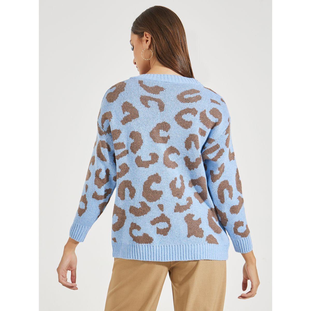 Styli Leopard Pattern Relaxed Fit Cardigan-women-clothing-cardigansandjumpers-jumpers-image-5