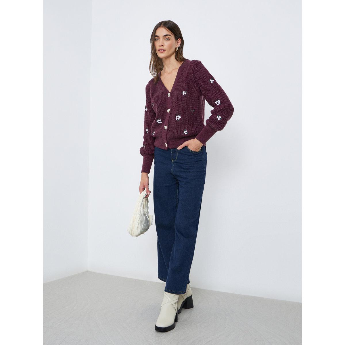 كارديغان محبوك بتفاصيل مُطرزة-women-winterwear-cardigansandjumpers-jumpers-image-2