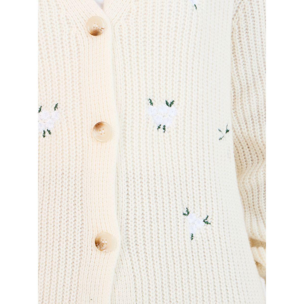 كارديجان بقصة عادية وأزرار غلق-women-winterwear-cardigansandjumpers-cardigans-image-3