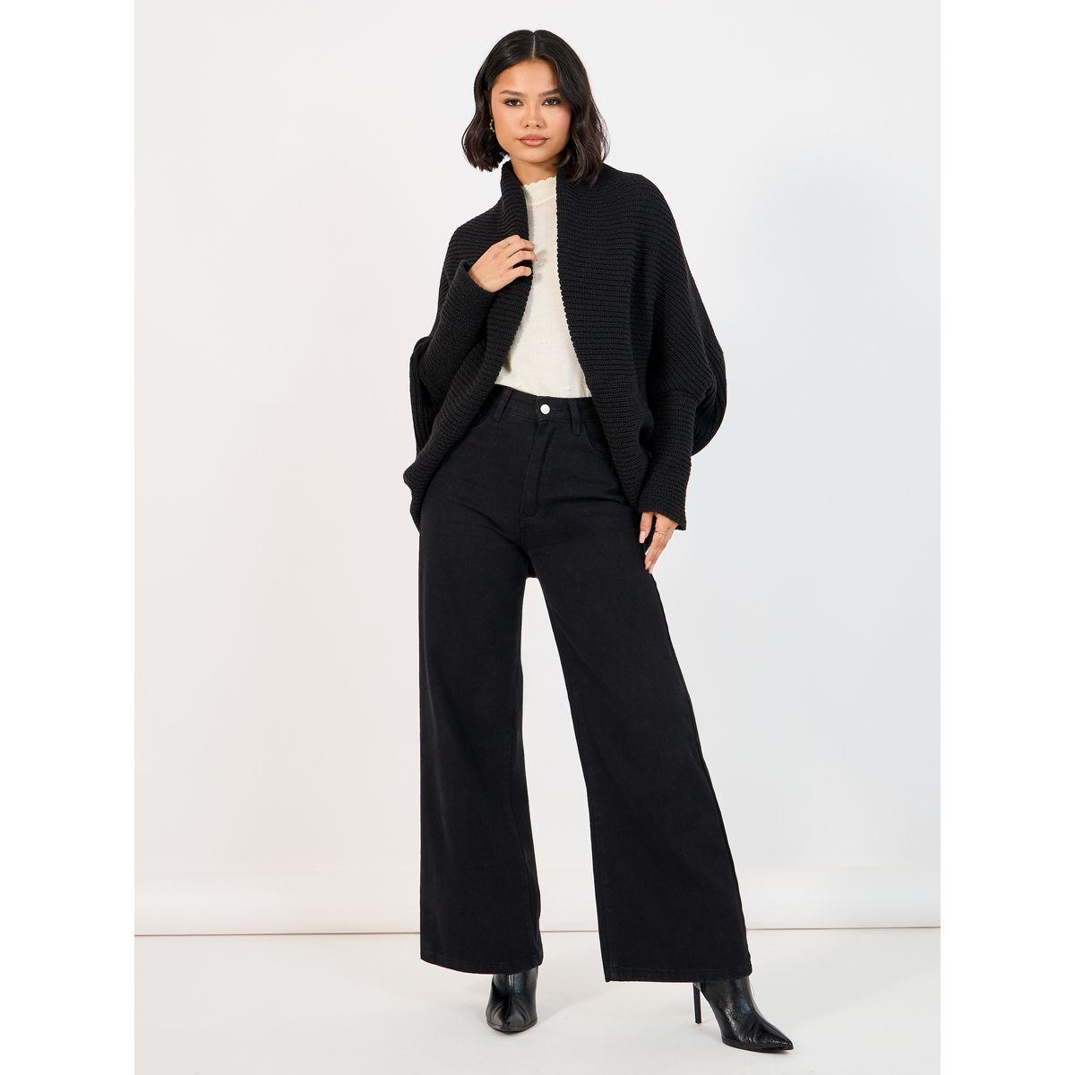 كارديجان فضفاض بتفاصيل محبوكة-women-winterwear-cardigansandjumpers-cardigans-image-2