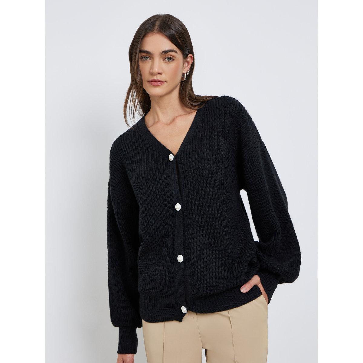 كارديغان محبوك بتفاصيل أزرار-women-winterwear-cardigansandjumpers-jumpers-image-3