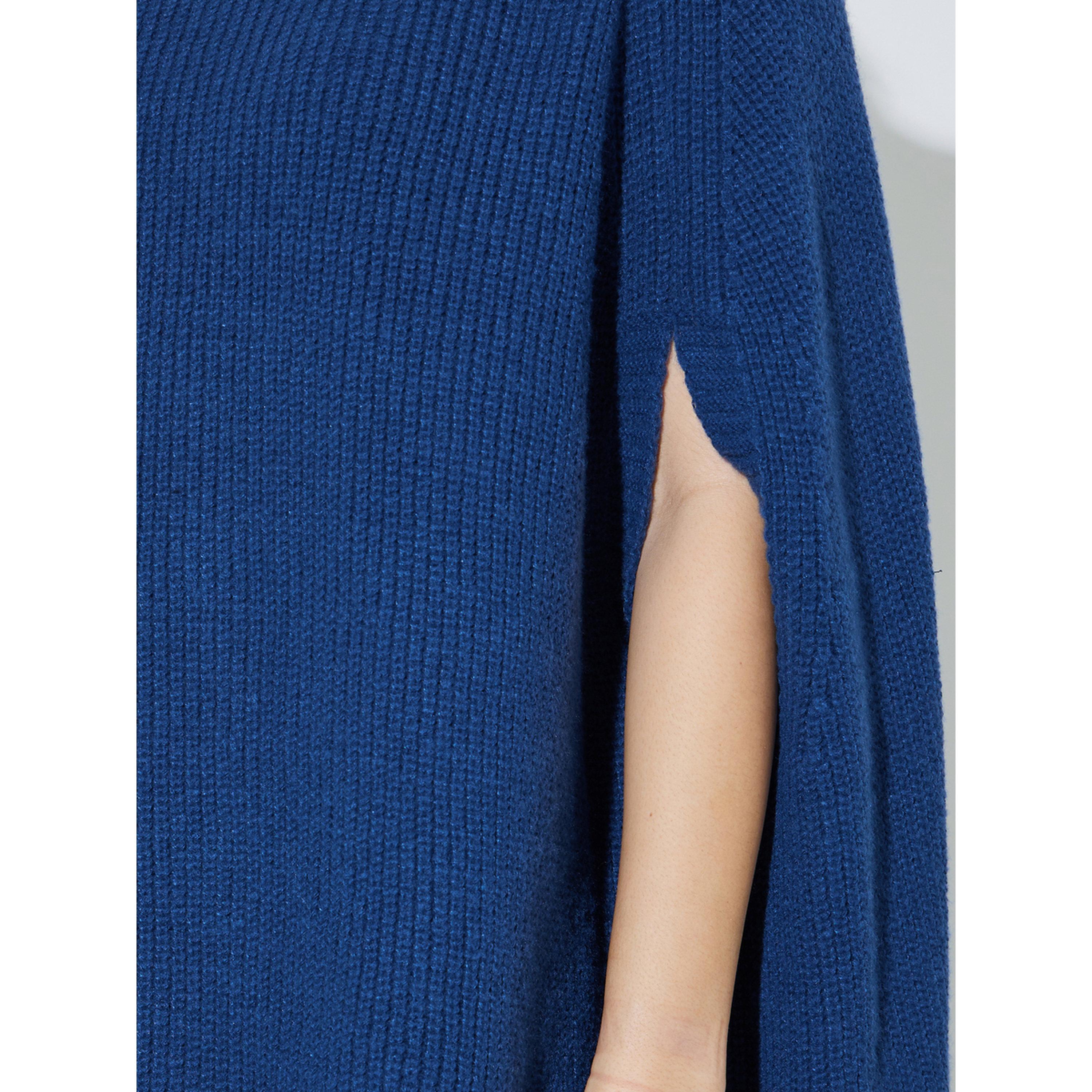 سويتر محبوك بأكمام كاب وياقة مرتفعة-women-winterwear-cardigansandjumpers-jumpers-image-5