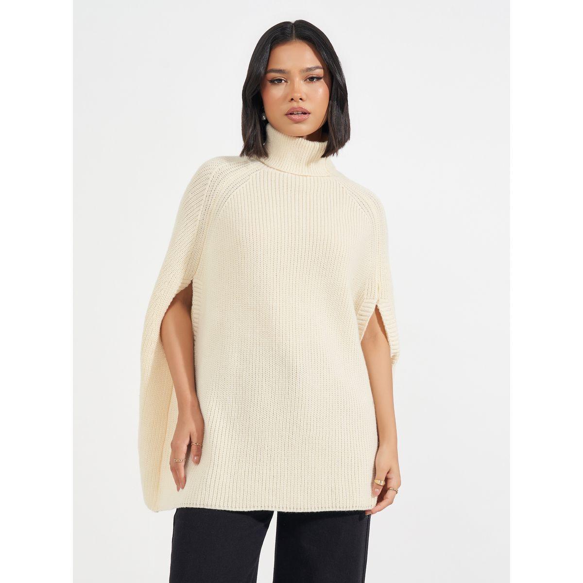 Styli Oversized Longline Cape Sleeves Sweater-women-clothing-cardigansandjumpers-jumpers-image-1