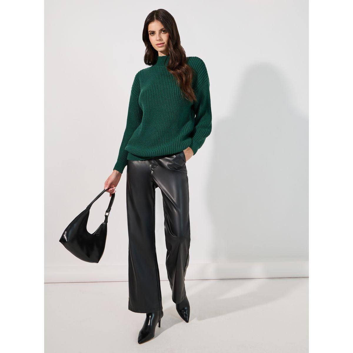 Styli Regular Fit Longline Chunky Knit Sweater-women-clothing-cardigansandjumpers-jumpers-image-2