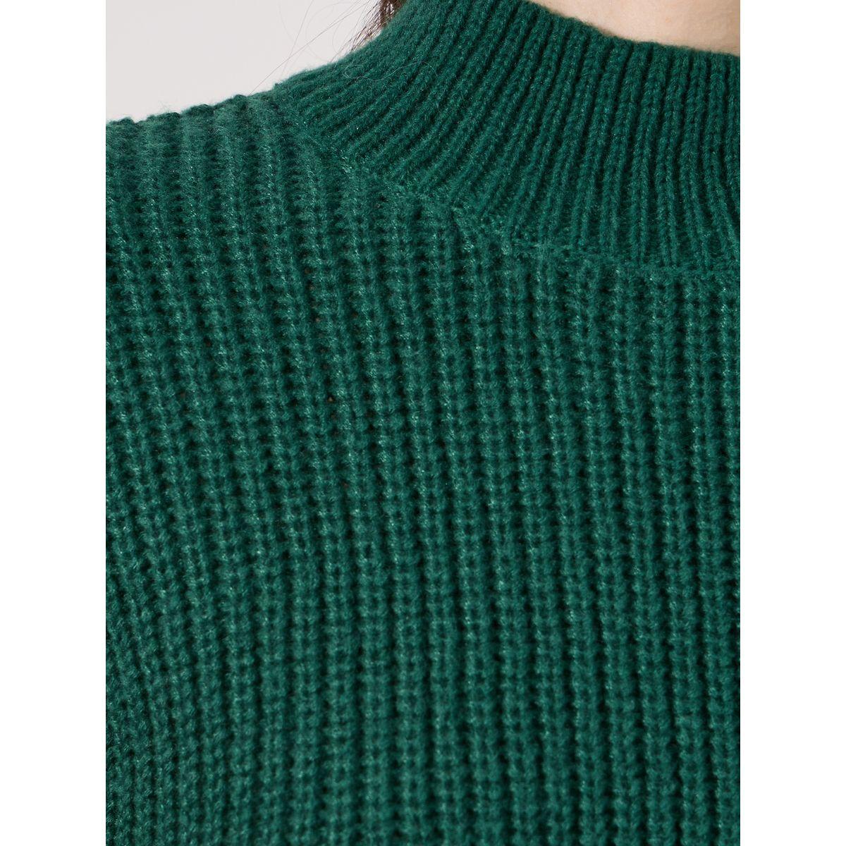 سويتر شانكي بقصة عادية وياقة عالية-women-clothing-cardigansandjumpers-jumpers-image-3