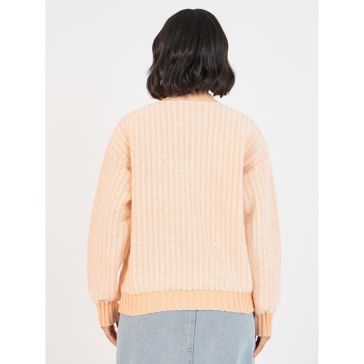 Styli Regular Fit Regular Length Mixed Yarn Sweater-women-clothing-cardigansandjumpers-jumpers-image-4