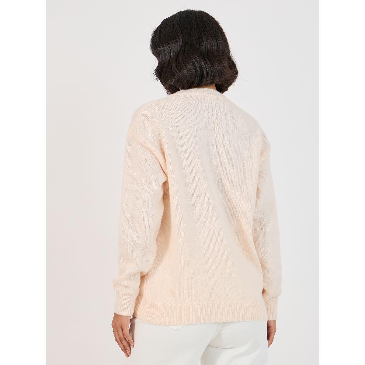 سويتر بقصة عادية وتفاصيل مُطرّزة-women-clothing-cardigansandjumpers-jumpers-image-4
