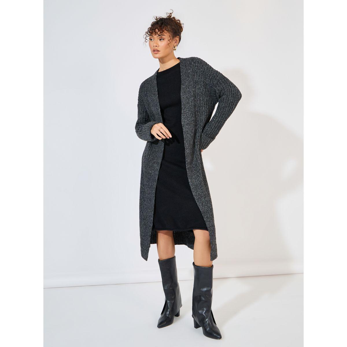 Styli Regular Fit Midi Length Cardigan-women-winterwear-cardigansandjumpers-cardigans-image-1