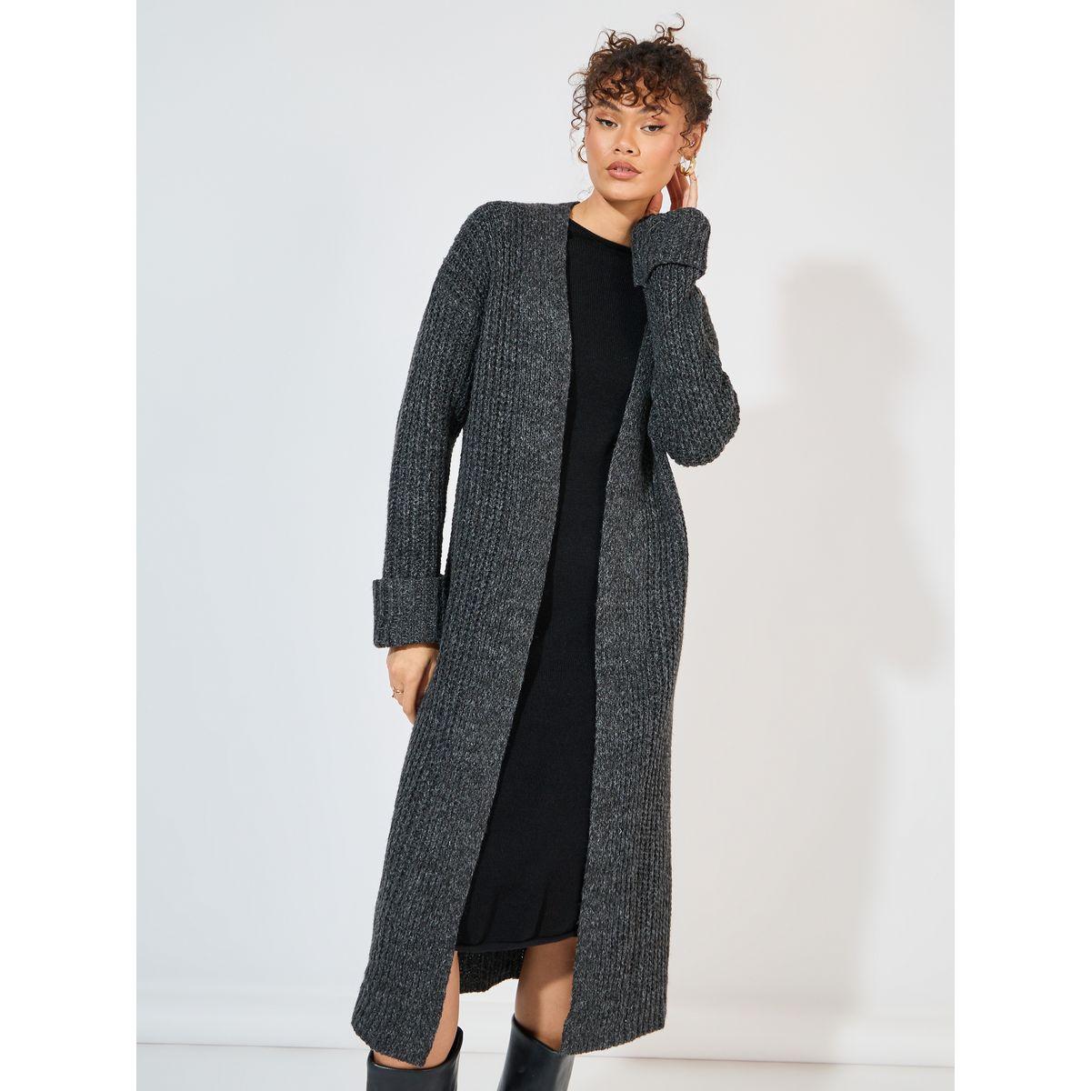 معطف ميدي بقصة عادية-women-winterwear-cardigansandjumpers-cardigans-image-2