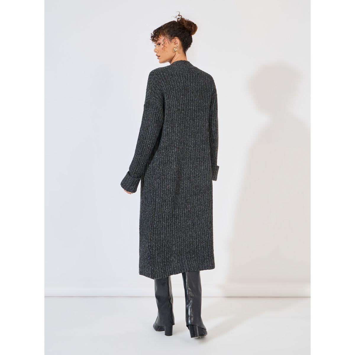 معطف ميدي بقصة عادية-women-winterwear-cardigansandjumpers-cardigans-image-4