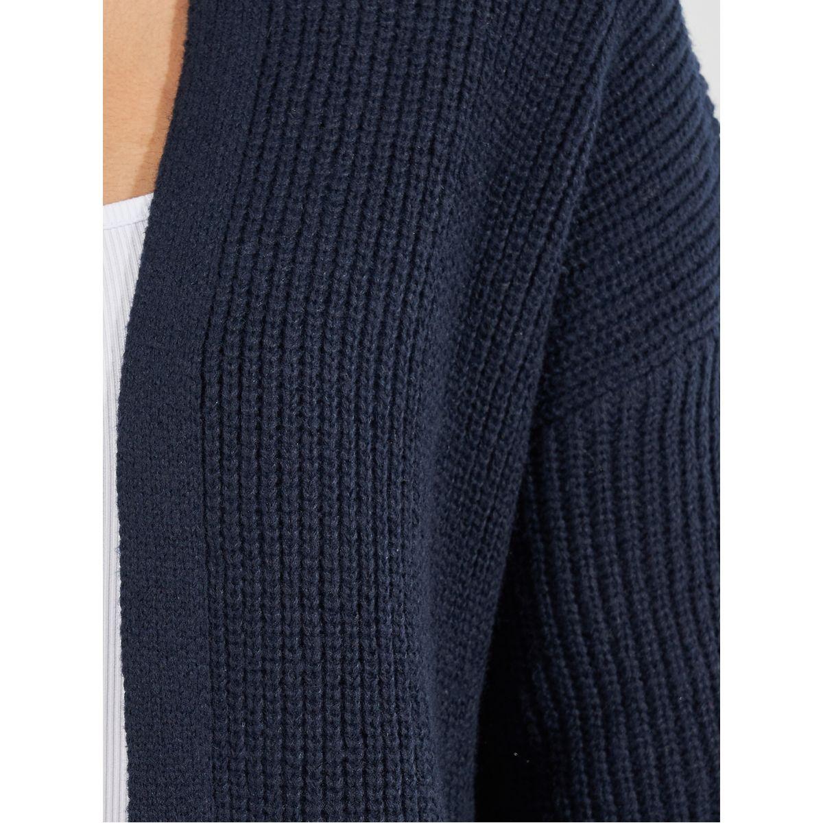 Styli Regular Fit Longline Cardigan with Volume Sleeves-women-winterwear-cardigansandjumpers-cardigans-image-3