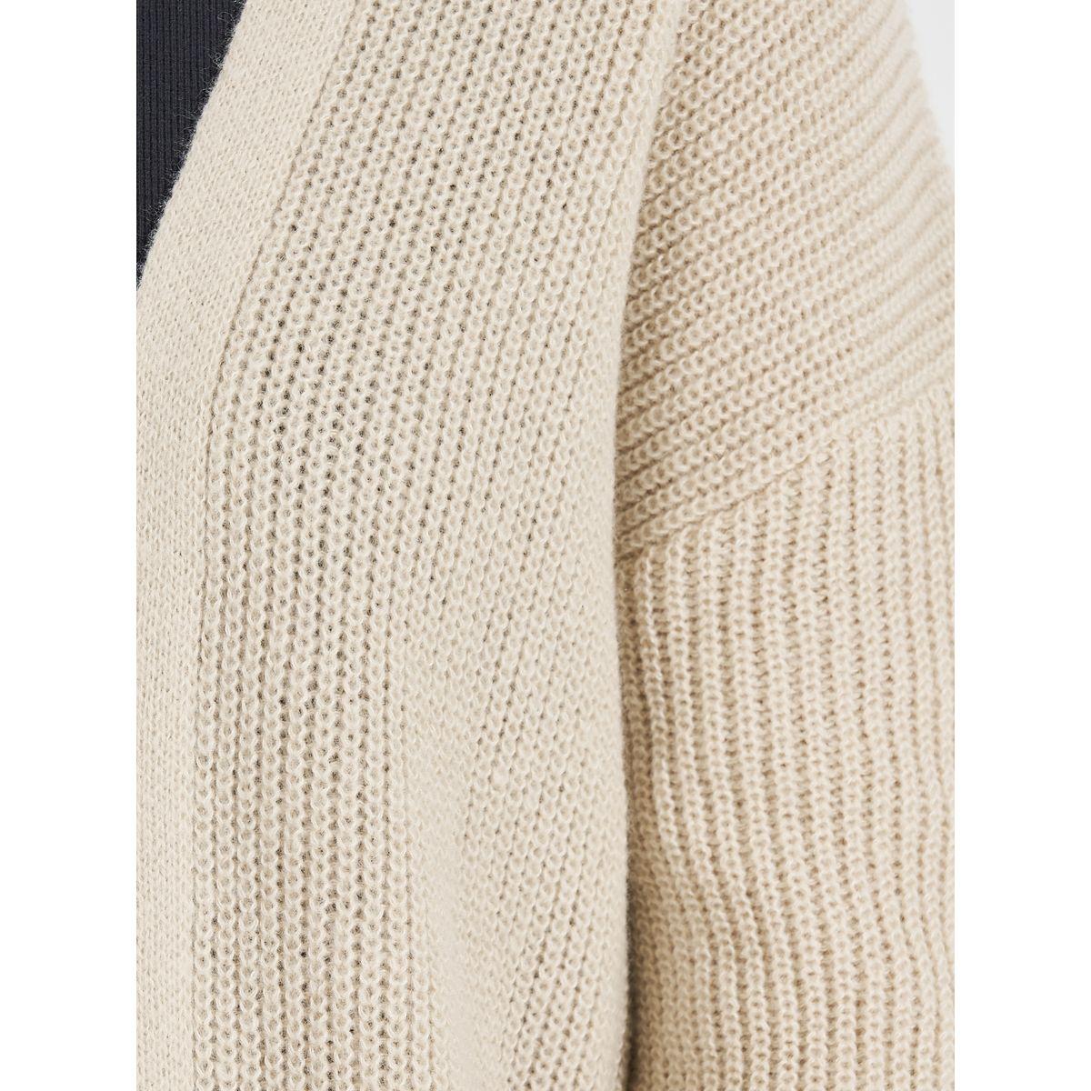 Styli Regular Fit Longline Cardigan with Volume Sleeves-women-winterwear-cardigansandjumpers-cardigans-image-3