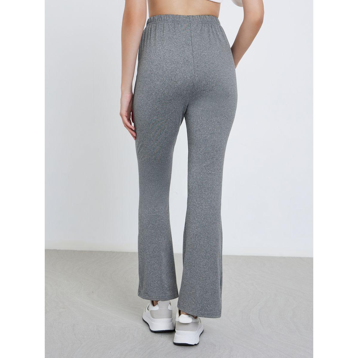 ستايلي - بنطال ضيق واسع بلون رمادي فحمي-women-clothing-bottoms-leggings-image-1