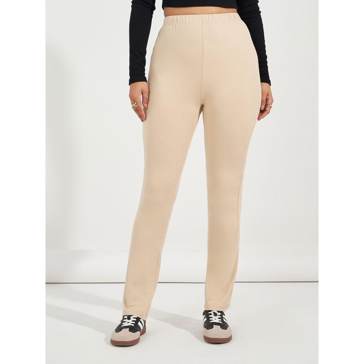ليقنز سادة بقصة سليم فت وخصر مطاطي-women-clothing-bottoms-leggings-image-3