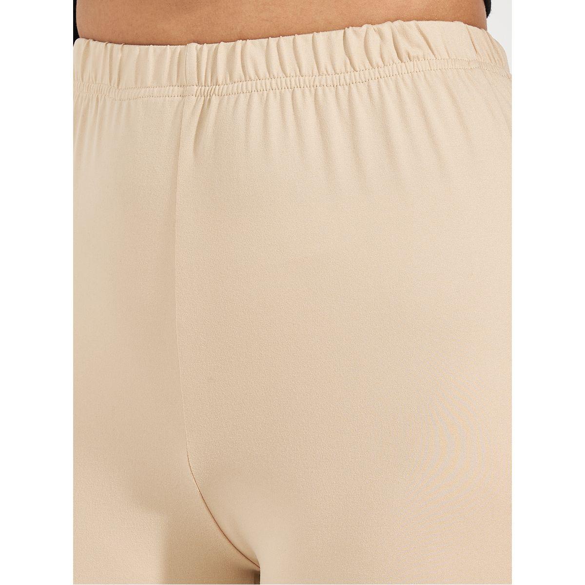 Styli Solid Elastic Waistband Slim Fit Leggings-women-clothing-bottoms-leggings-image-4