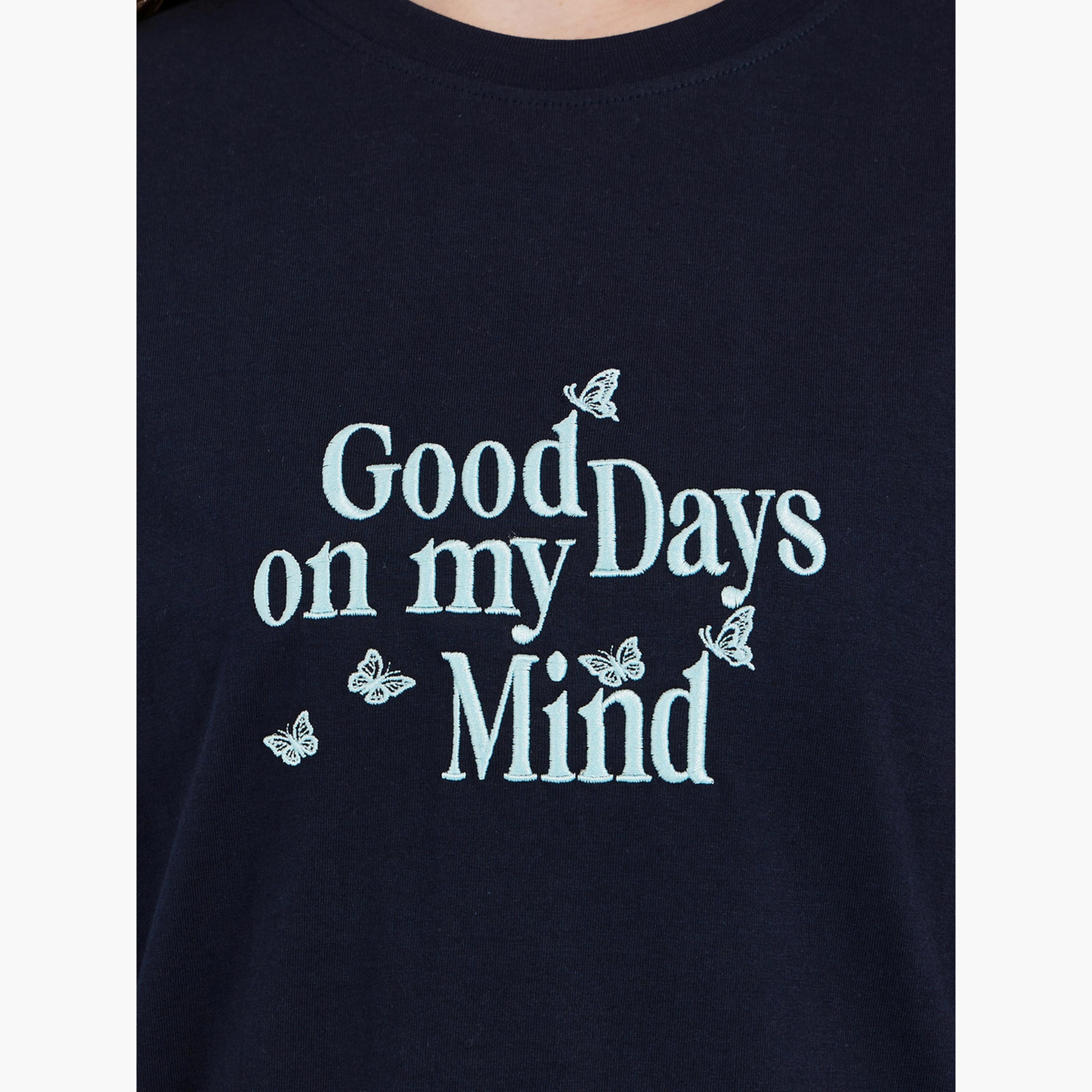 Styli Embroidered Slogan Dropped Shoulder Oversized T-Shirt-women-clothing-tshirts-image-3