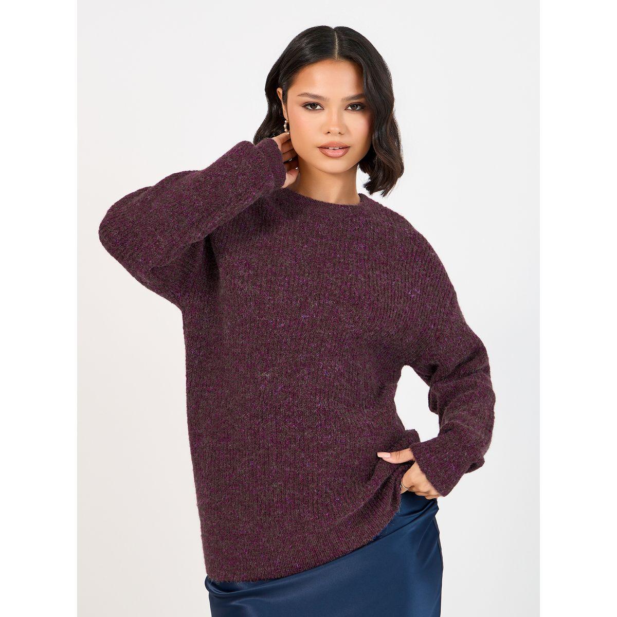 سويتر بقصة عادية مع أكمام طويلة بأساور-women-clothing-cardigansandjumpers-jumpers-image-4