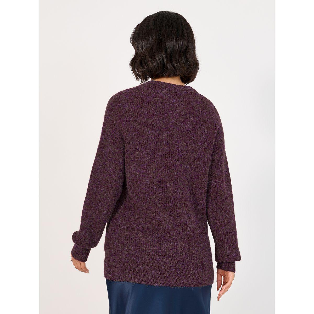 Styli Regular Fit Regular Length Mixed Yarn Sweater-women-clothing-cardigansandjumpers-jumpers-image-4