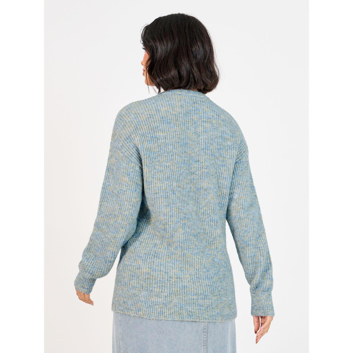 Styli Regular Fit Regular Length Mixed Yarn Sweater-women-clothing-cardigansandjumpers-jumpers-image-4