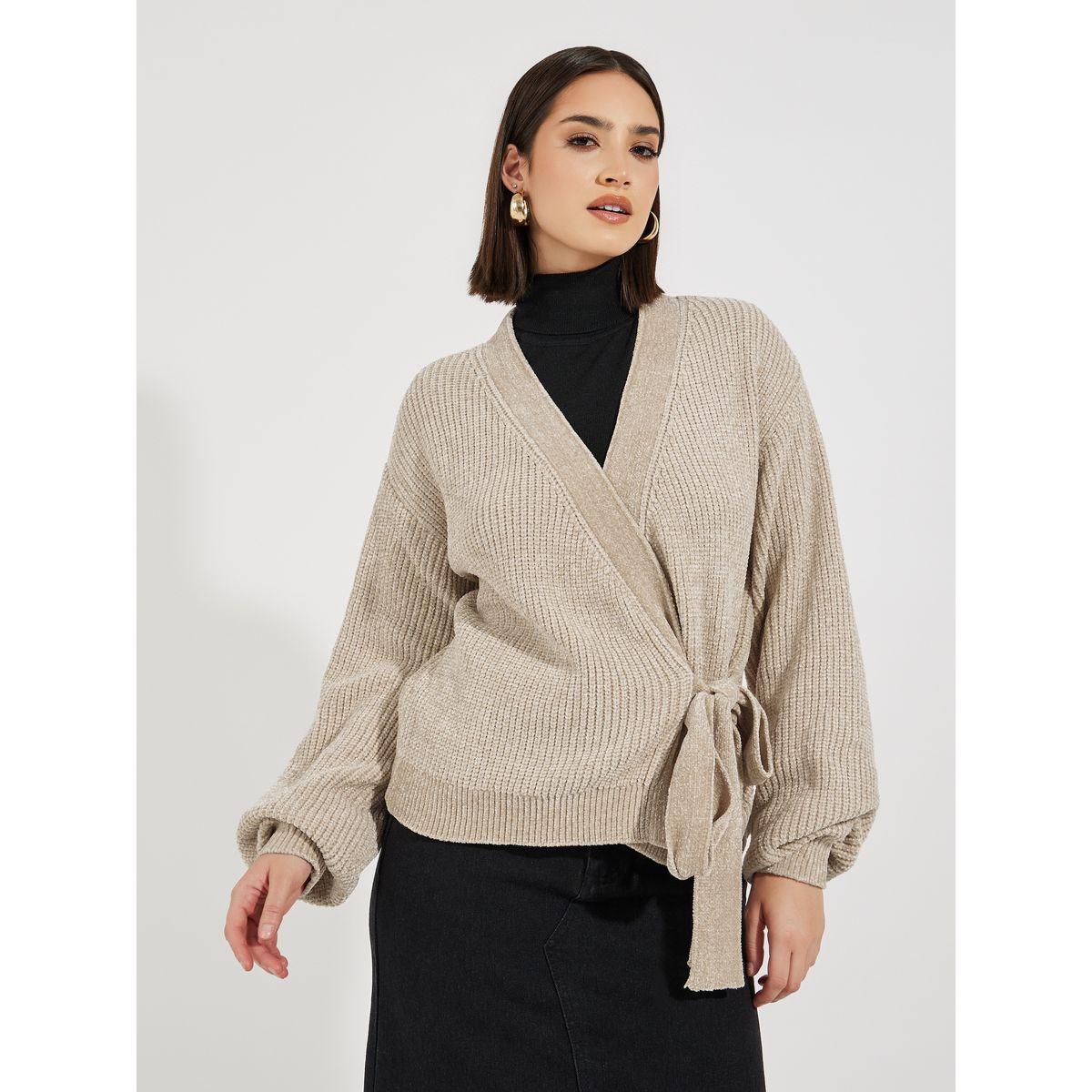 Styli Regular Fit Short Length Wrap Sweater-women-clothing-cardigansandjumpers-jumpers-image-1