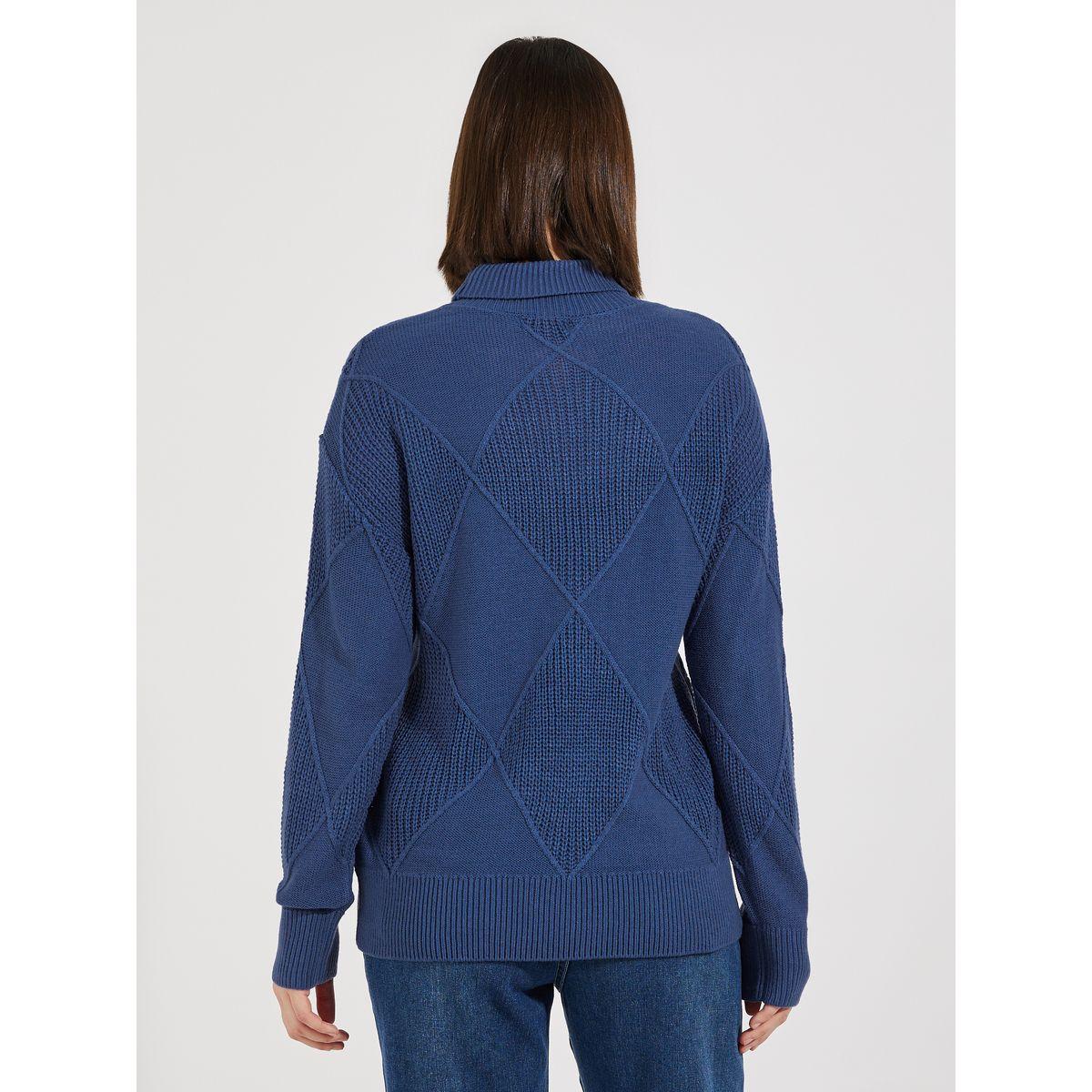 سويتر بقصة عادية وياقة عالية-women-clothing-cardigansandjumpers-jumpers-image-5
