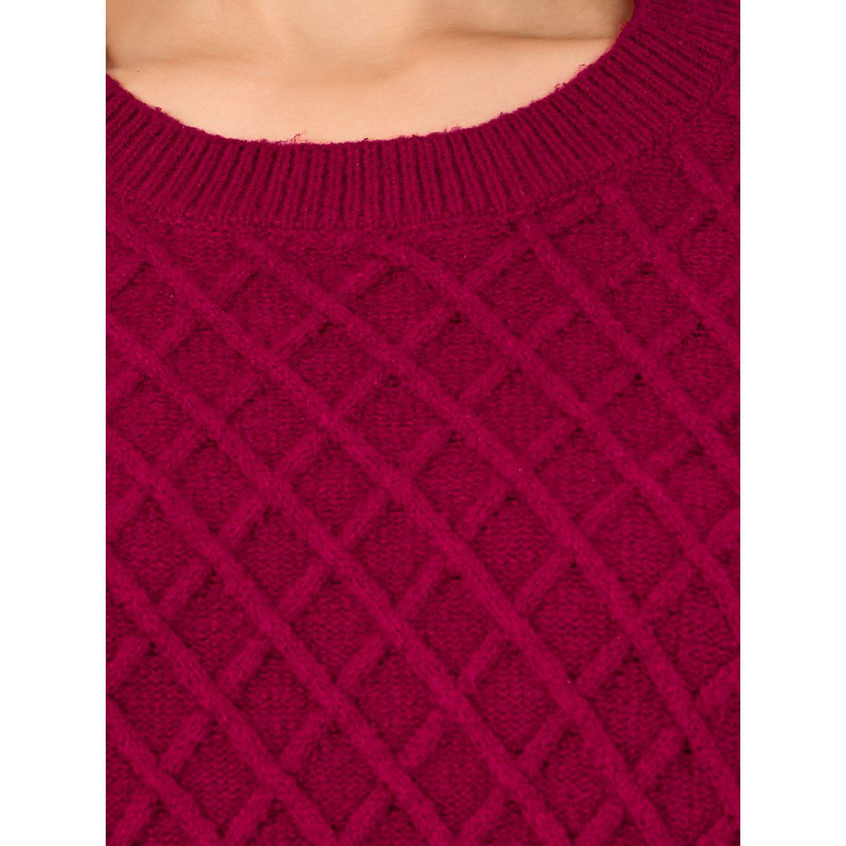 سويتر محبوك بقصة عادية وأكمام واسعة-women-clothing-cardigansandjumpers-jumpers-image-3