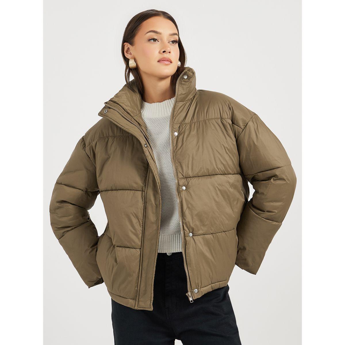 Styli Oversized Regular Length Padded Jacket-women-winterwear-coatsandjackets-jackets-image-1