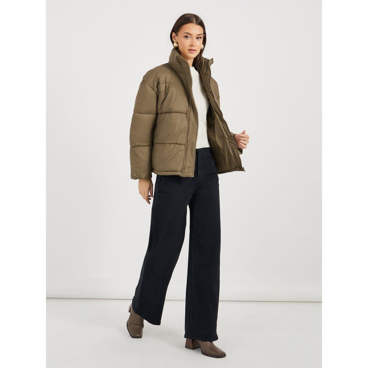 Styli Oversized Regular Length Padded Jacket-women-winterwear-coatsandjackets-jackets-image-2