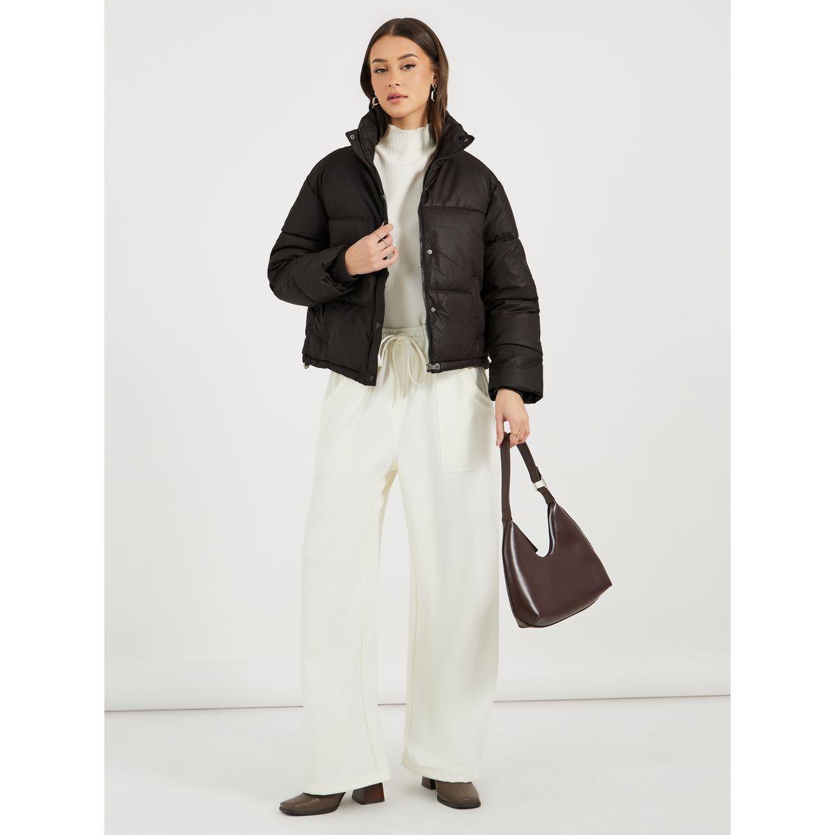 جاكيت فضفاض مبطن مع أزرار كبس للإغلاق-women-winterwear-coatsandjackets-jackets-image-2