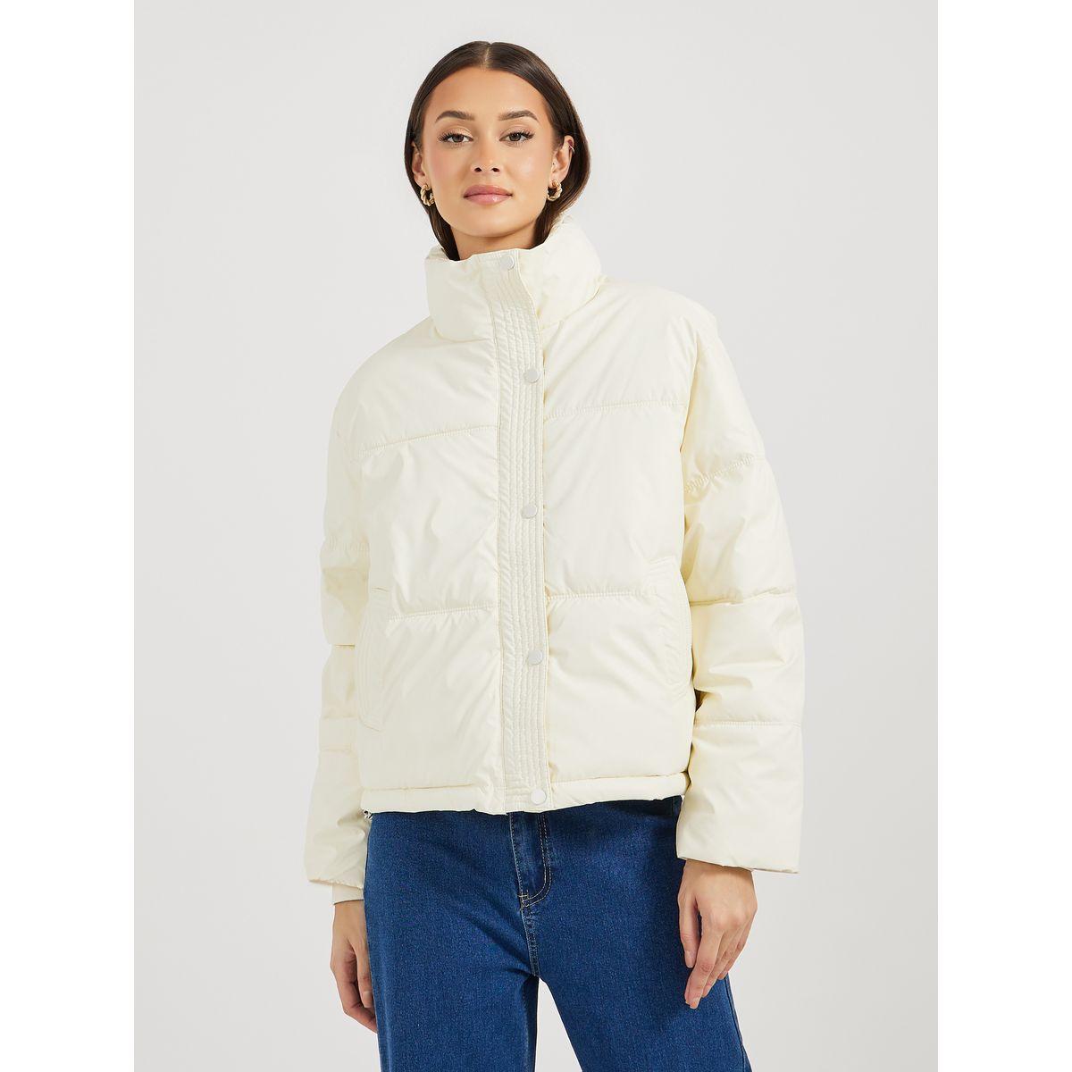 جاكيت فضفاض مبطن مع أزرار كبس للإغلاق-women-winterwear-coatsandjackets-jackets-image-3