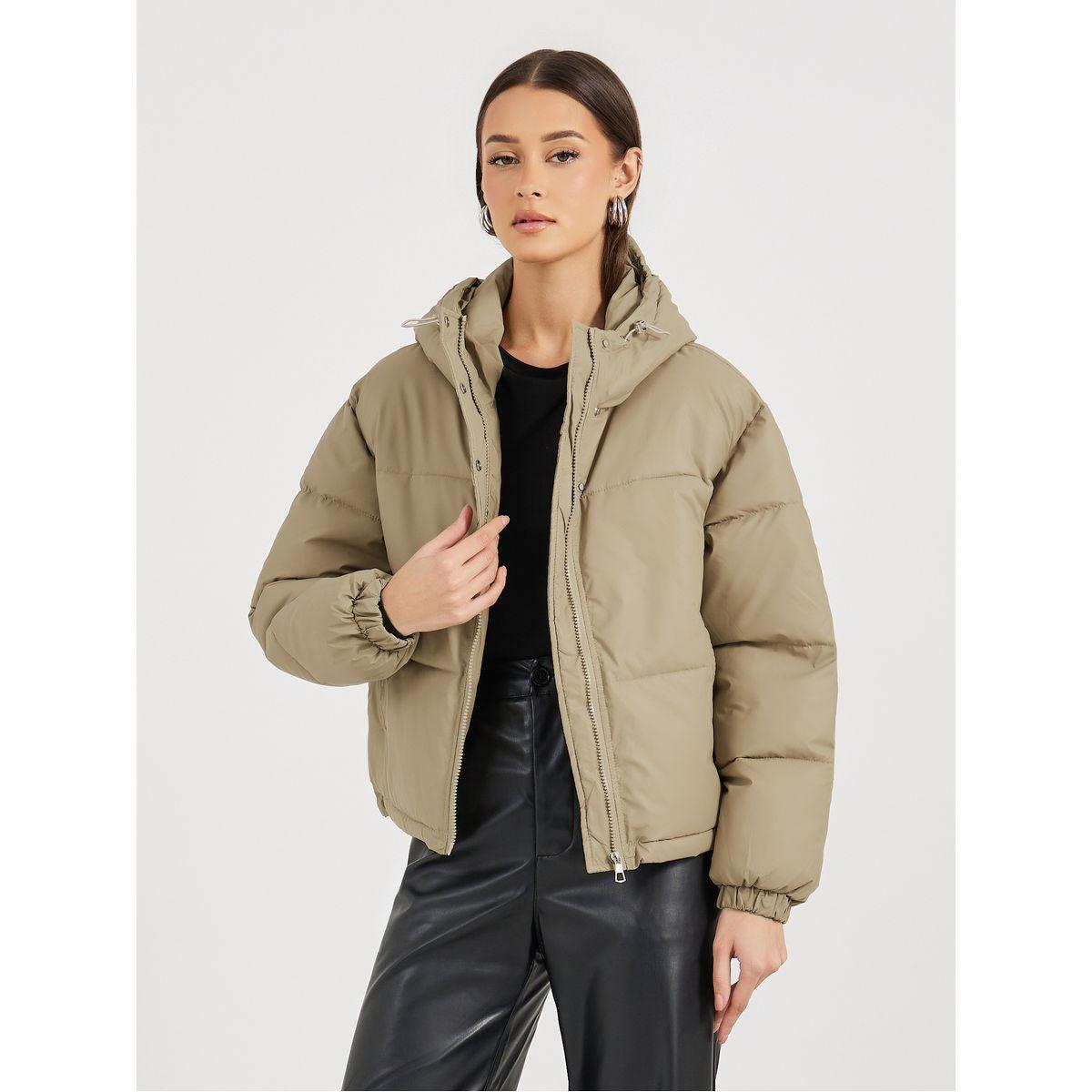 Styli Oversized Regular Length Hooded Padded Jacket-women-winterwear-coatsandjackets-jackets-image-1