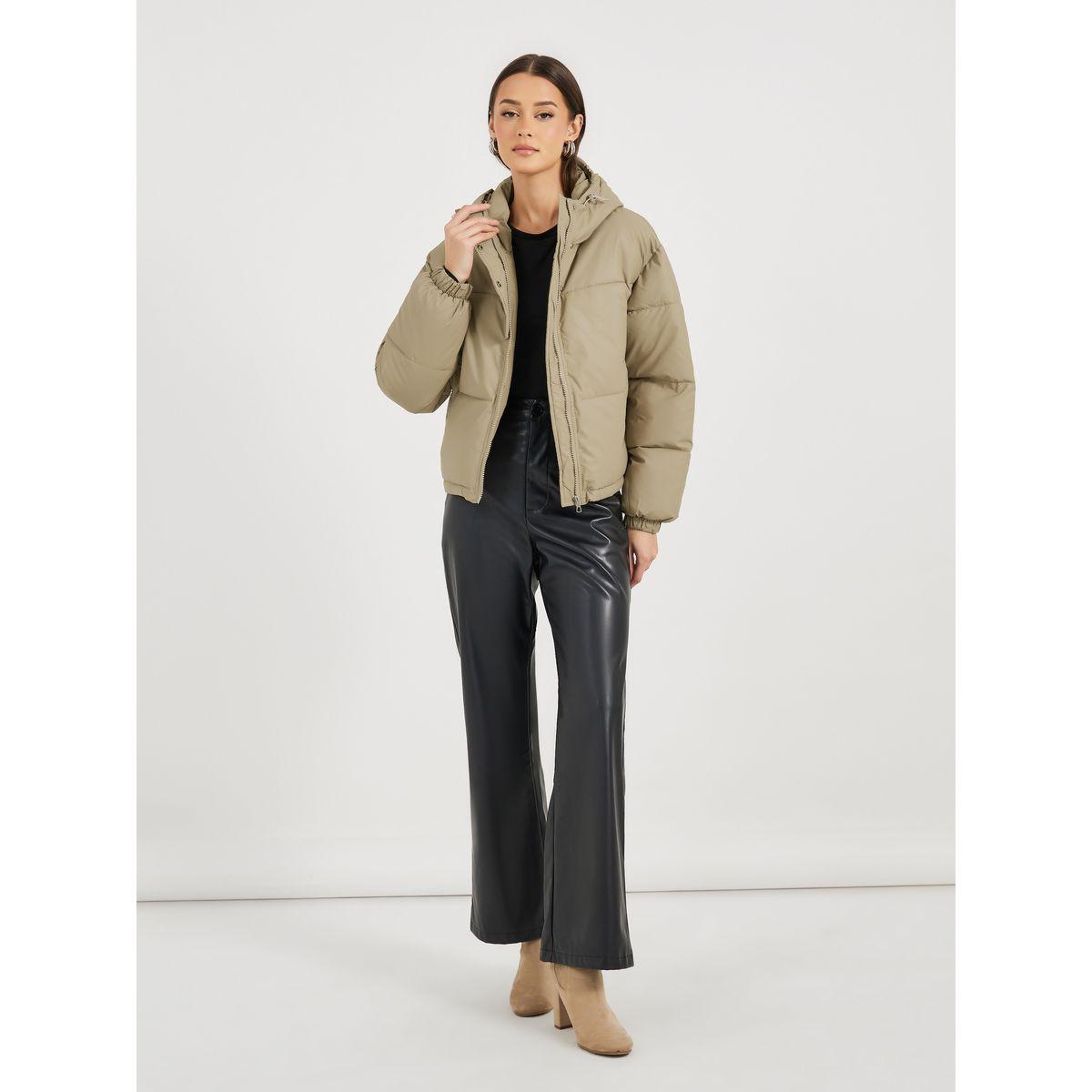 جاكيت فضفاض مبطن مع أزرار كبس للإغلاق-women-winterwear-coatsandjackets-jackets-image-2