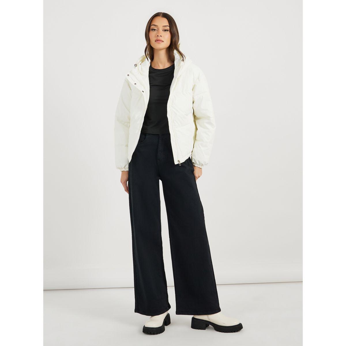 Styli Oversized Regular Length Hooded Padded Jacket-women-winterwear-coatsandjackets-jackets-image-2