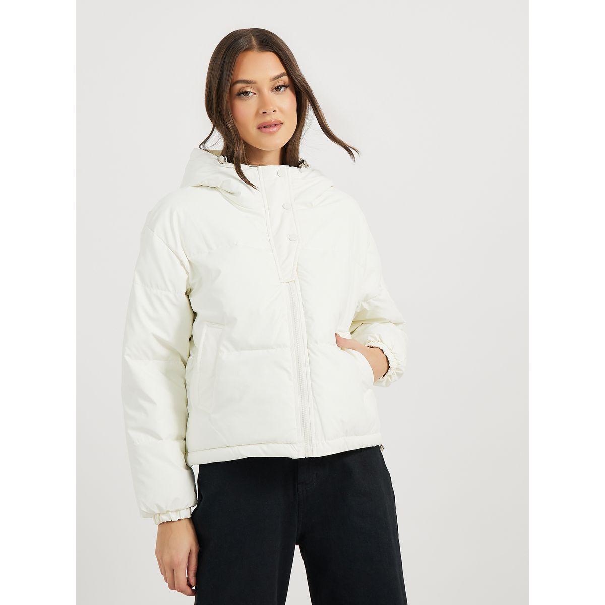 Styli Oversized Regular Length Hooded Padded Jacket-women-winterwear-coatsandjackets-jackets-image-3