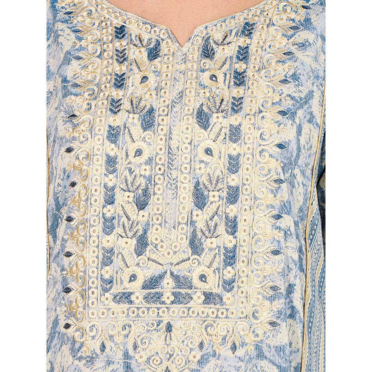 جلابية بطبعة زهور ومخططة من الجانب-women-arabicclothing-jalabiyas-image-3