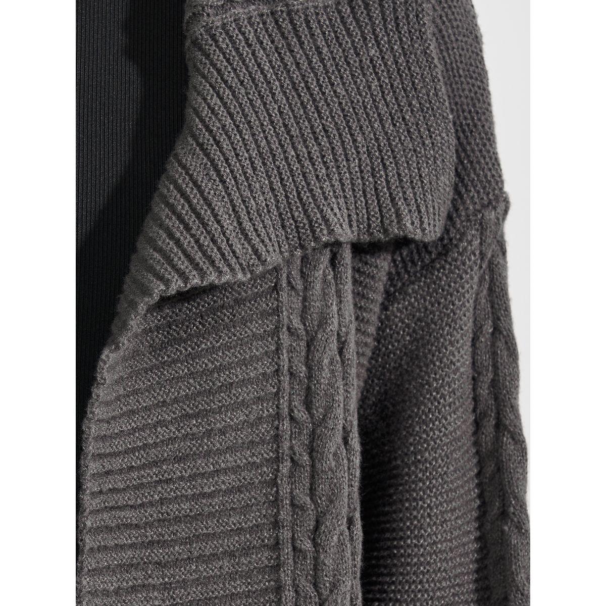 Styli Oversized Longline Chunky Knit Cardigan-women-winterwear-cardigansandjumpers-cardigans-image-3