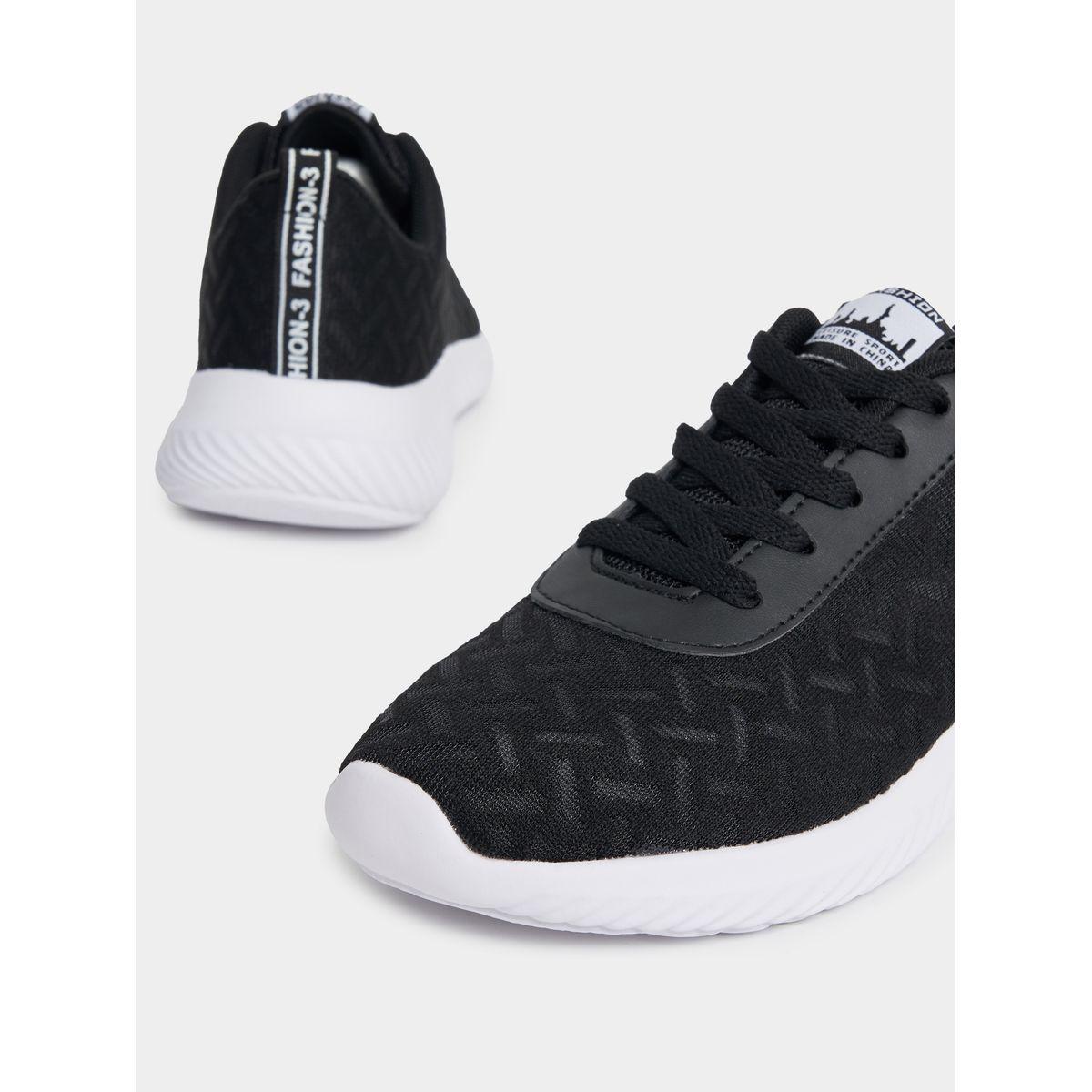 Styli Patterned Lace-Up Sneakers-women-shoes-sneakers-image-3