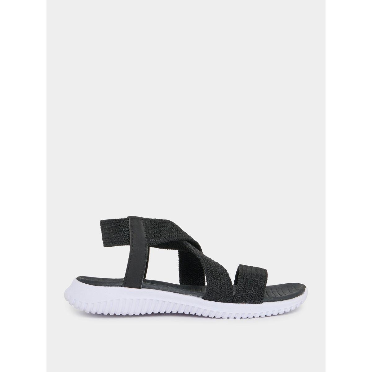 Styli Cross Strap Comfort Sandals-women-shoes-sandals-flats-image-1